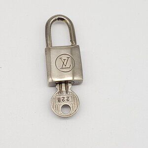 Louis Vuitton Vintage Silver Plated Padlock